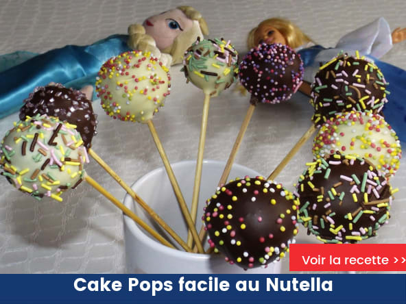 Cake Pops facile au Nutella